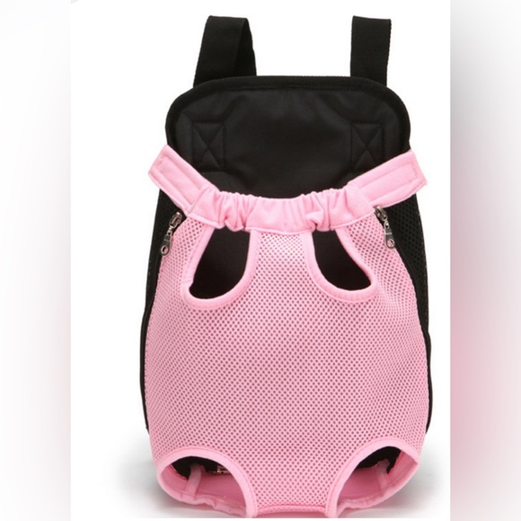 Other - Pink and Black Pet Carrier Backpack